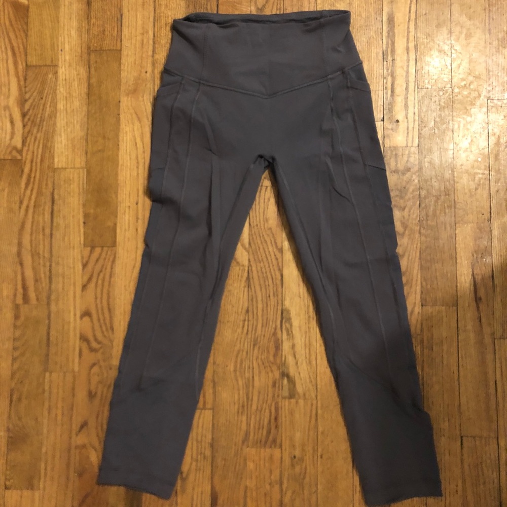 Light Grey Lululemon 7/8 Crops!!